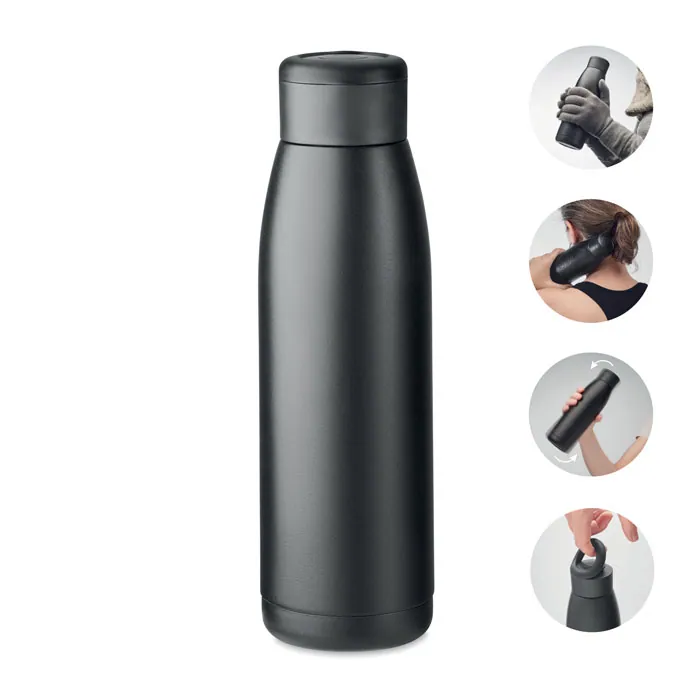 Sticlă termoizolantă CALEFRIO — culoarea Negru, față