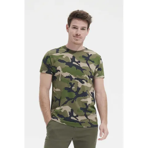 Tricou bărbați CAMO — culoarea Camuflaj, față