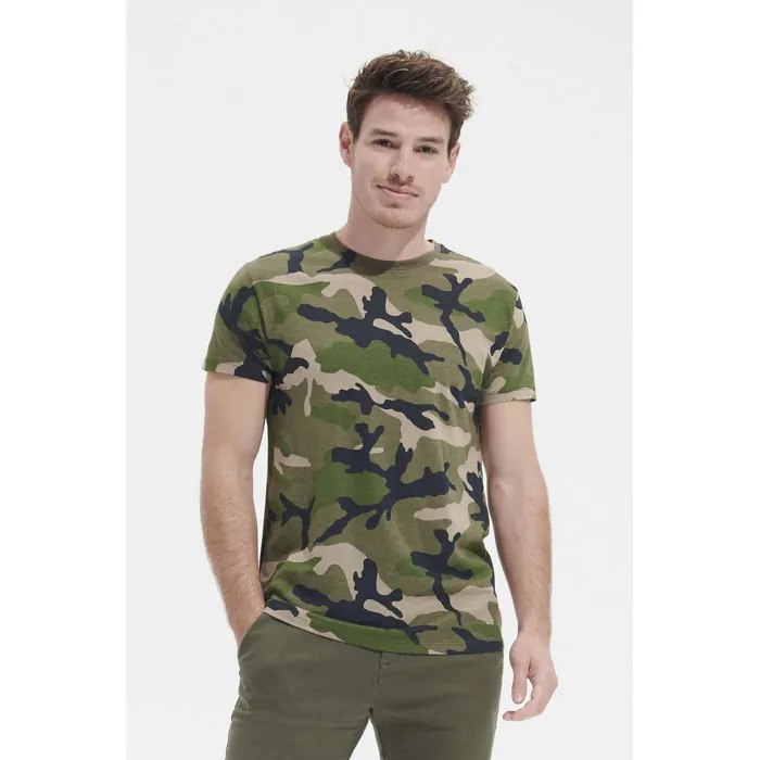 Tricou bărbați CAMO — culoarea Camuflaj, față