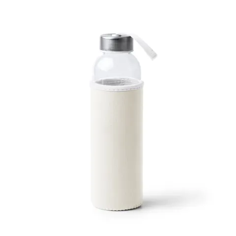 Sticlă de apă din sticlă Camu — culoarea Alb, imagine produs