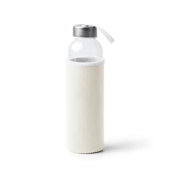 Sticlă de apă din sticlă Camu — culoarea Alb, imagine produs
