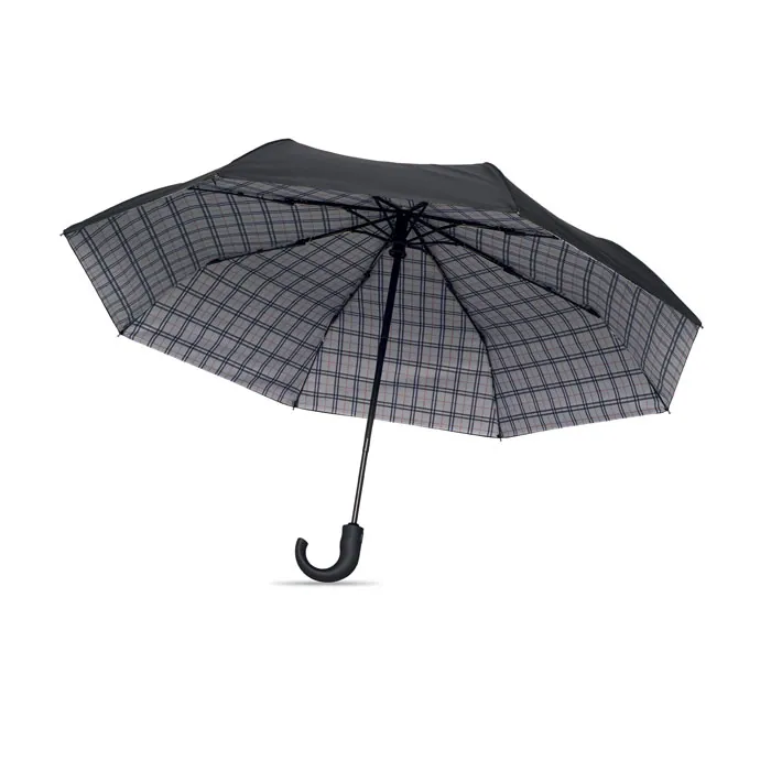 Umbrelă rezistentă la vânt CANOVA — culoarea Negru, față