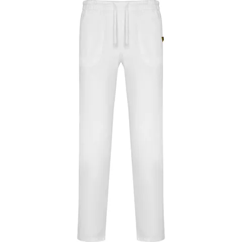 Pantaloni unisex Care — culoarea Alb, imagine produs