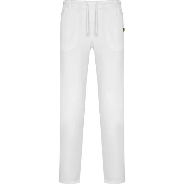 Pantaloni unisex Care — culoarea Alb, imagine produs