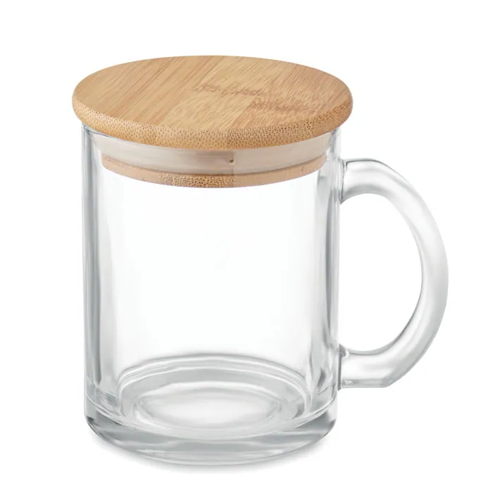 Cană CELESTIAL — culoarea Transparent, față