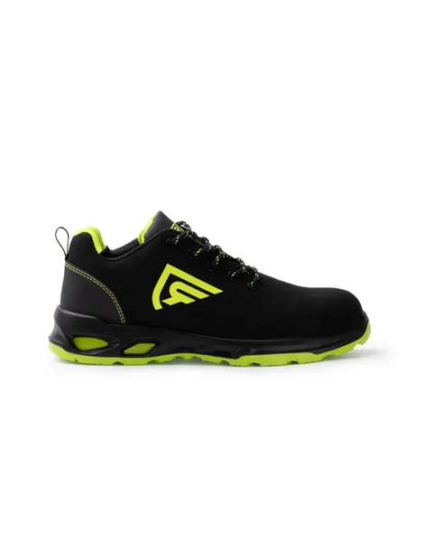 Încălțăminte de protecție Ceryson — culoarea Negru / Galben fluor, imagine produs