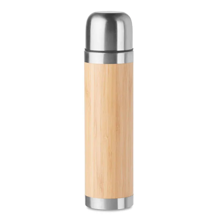 Termos CHAN BAMBOO — culoarea Lemn, față