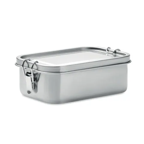 Cutie de prânz CHAN LUNCHBOX — culoarea Argint mat, față