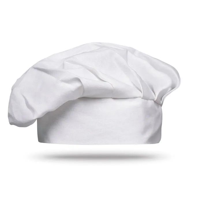 Bonetă de bucătar CHEF — culoarea Alb, față