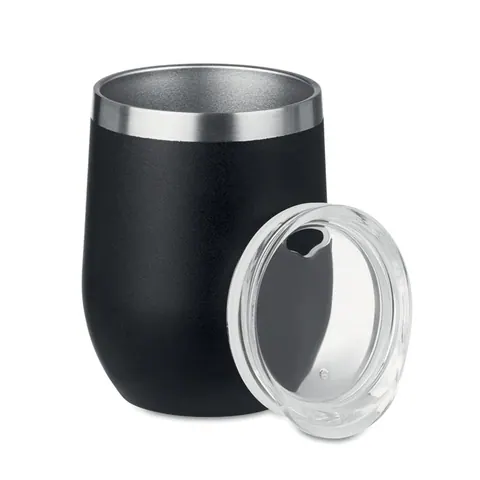 Cană termică CHIN CHIN — culoarea Negru, față