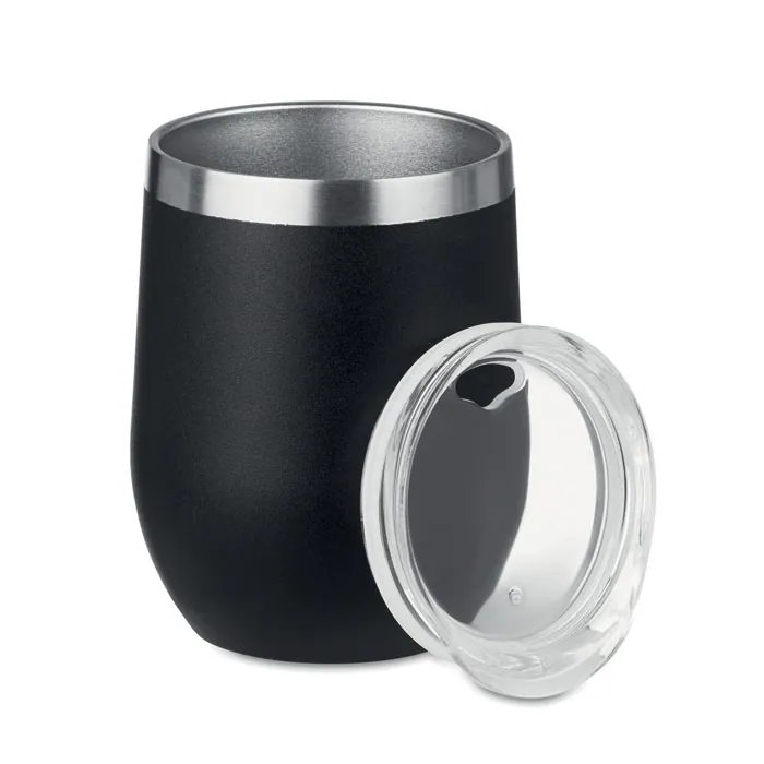 Cană termică CHIN CHIN — culoarea Negru, față