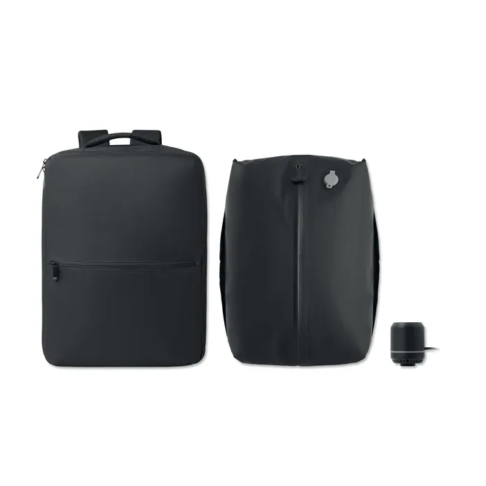 Rucsac CITYFLOW — culoarea Negru, față