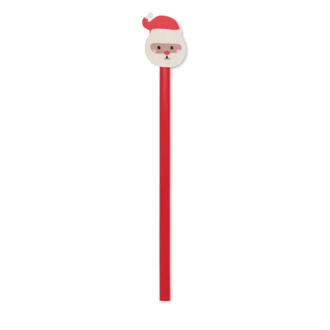 Creion de Crăciun CLAUS — culoarea Roșu, față