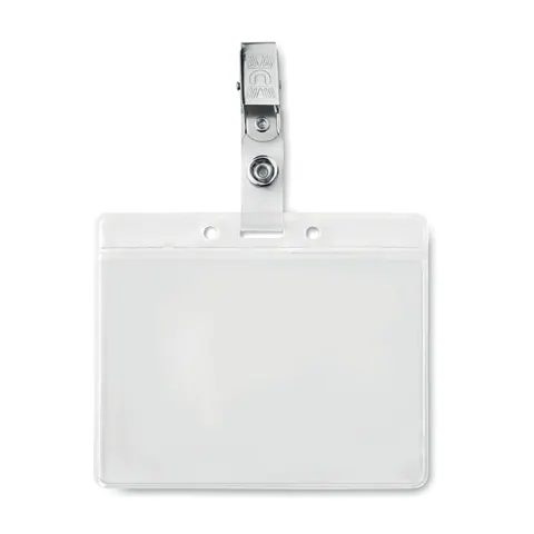 Suport ecuson CLIPBADGE — culoarea Transparent, față