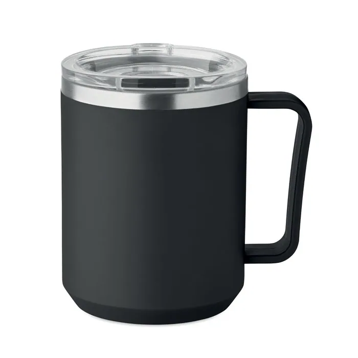 Cană COCOA — culoarea Negru, față