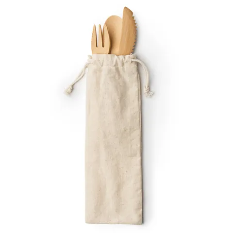 Set de tacâmuri Colmer — culoarea Natural, imagine produs