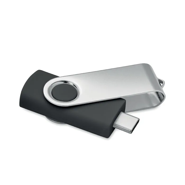 Stick USB COLODRI — culoarea Negru, față