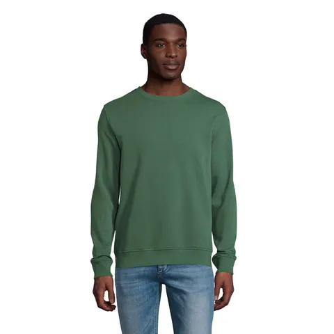 Hanorac unisex COMET — culoarea Verde sticlă, față