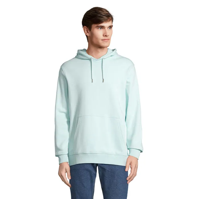 Hanorac cu glugă unisex CONSTELLATION — culoarea Albastru arctic, față