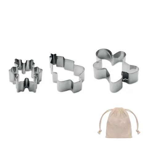 Set forme prăjituri COOKIES — culoarea Bej, față
