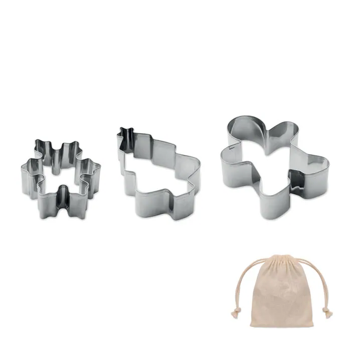 Set forme prăjituri COOKIES — culoarea Bej, față