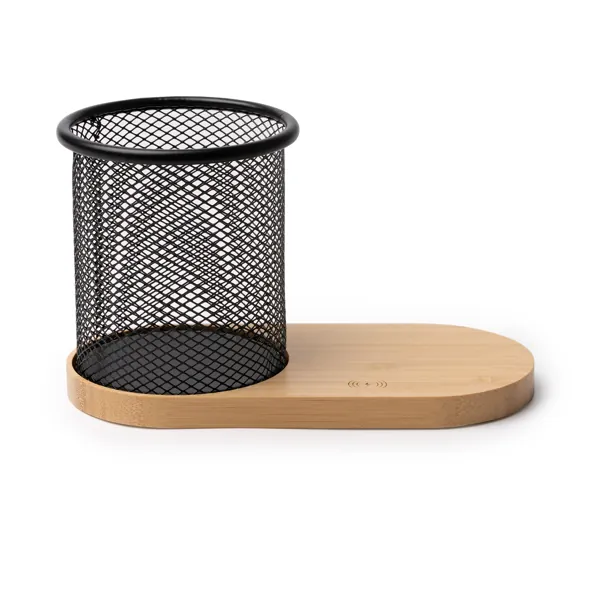 Încărcător wireless Costelo — culoarea Natural, imagine produs