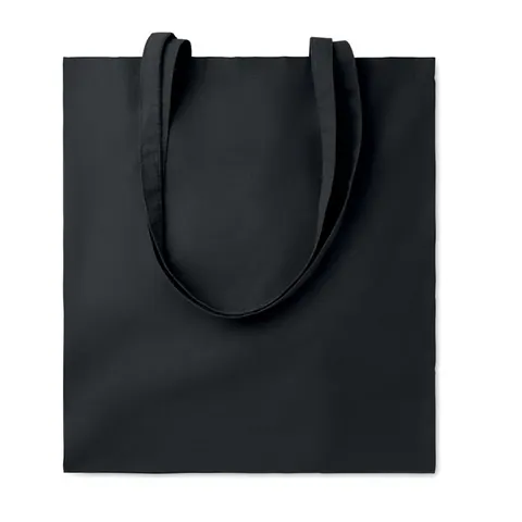 Geantă tote COTTONEL COLOUR — culoarea Negru, față