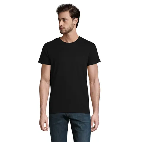 Tricou bărbați CRUSADER — culoarea Negru intens, față