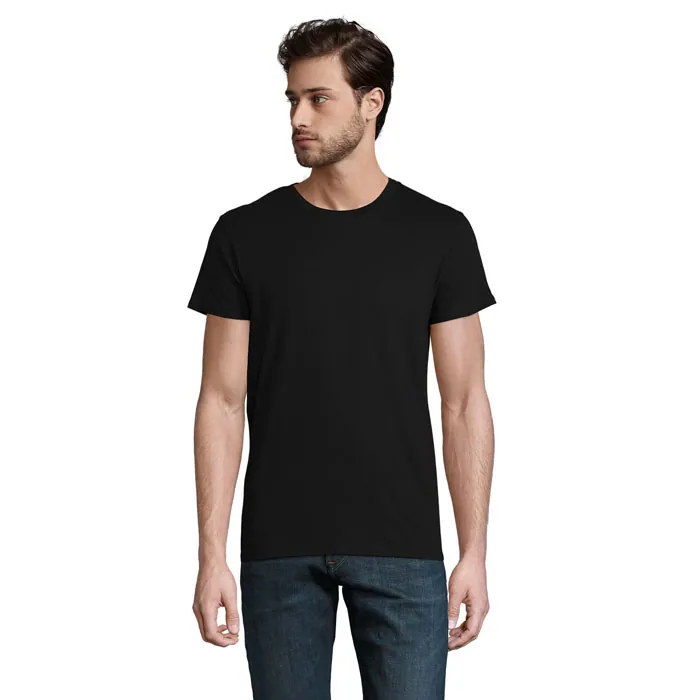 Tricou bărbați CRUSADER — culoarea Negru intens, față