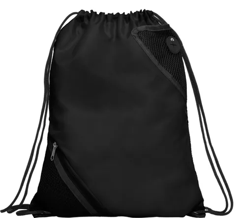 Rucsac cu șnur Cuanca — culoarea Negru, imagine produs