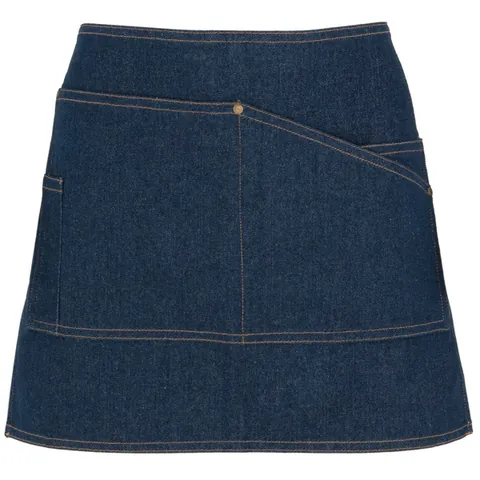 Șorț unisex Dacosta — culoarea Albastru jeans, imagine produs