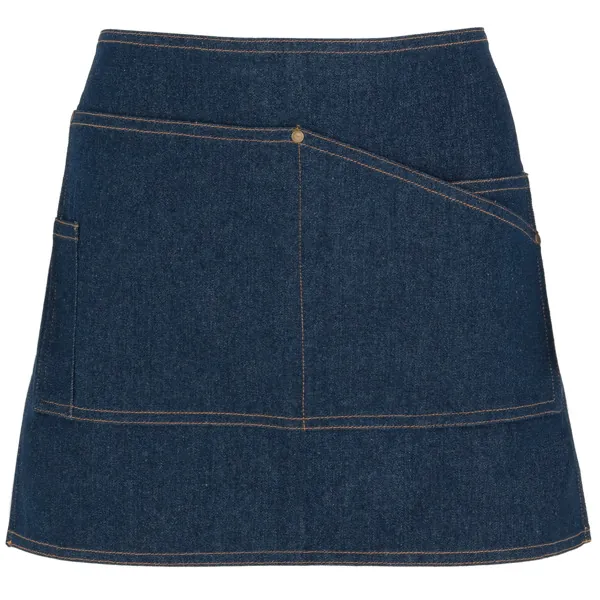 Șorț unisex Dacosta — culoarea Albastru jeans, imagine produs