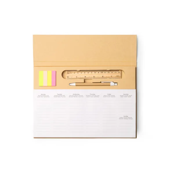 Set de scris Daiber — culoarea Natural, imagine produs