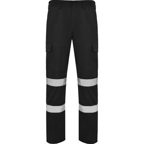 Pantaloni reflectorizanți bărbați Daily Hv — culoarea Negru, imagine produs