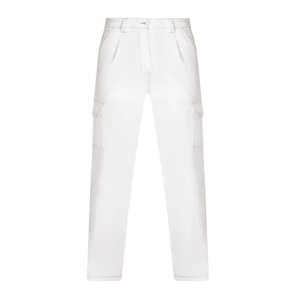 Pantaloni de lucru bărbați Daily Stretch — culoarea Alb, imagine produs