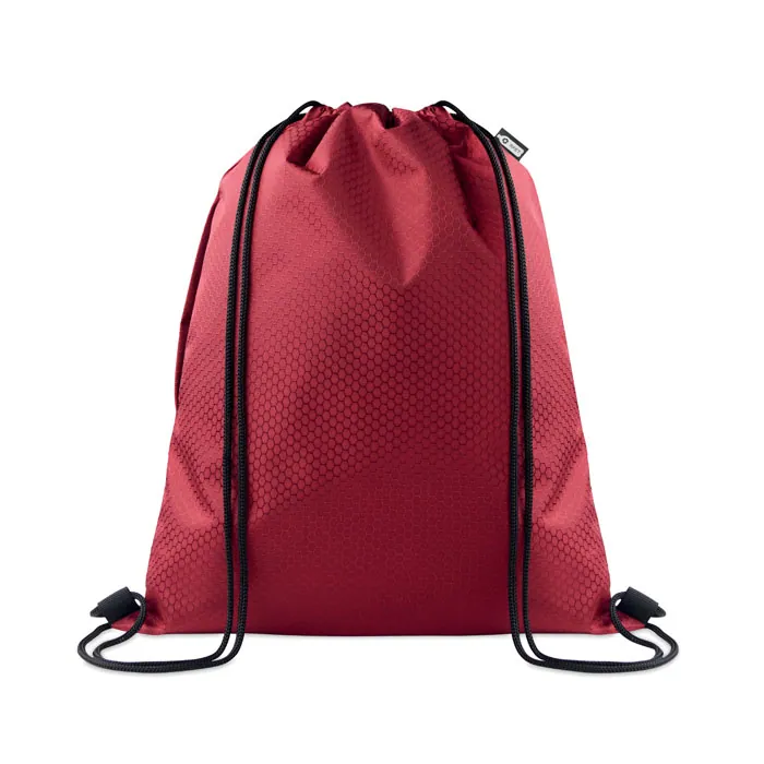 Rucsac cu șnur DAYKIT — culoarea Vișiniu, față