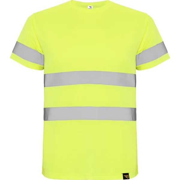 Tricou reflectorizant bărbați Delta — culoarea Galben fluor, imagine produs