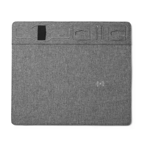 Suport mouse încărcător Demar — culoarea Gri melanj, imagine produs