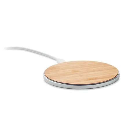 Încărcător wireless DESPAD — culoarea Lemn, față