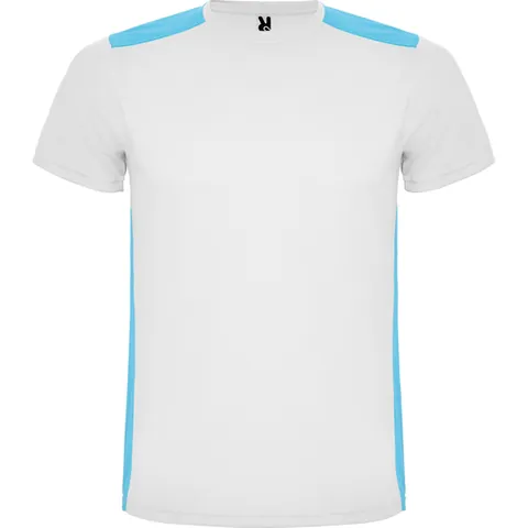 Tricou sport bărbați Detroit — culoarea Alb / Turcoaz, imagine produs