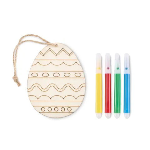 Set de colorat DREGG — culoarea Lemn, față