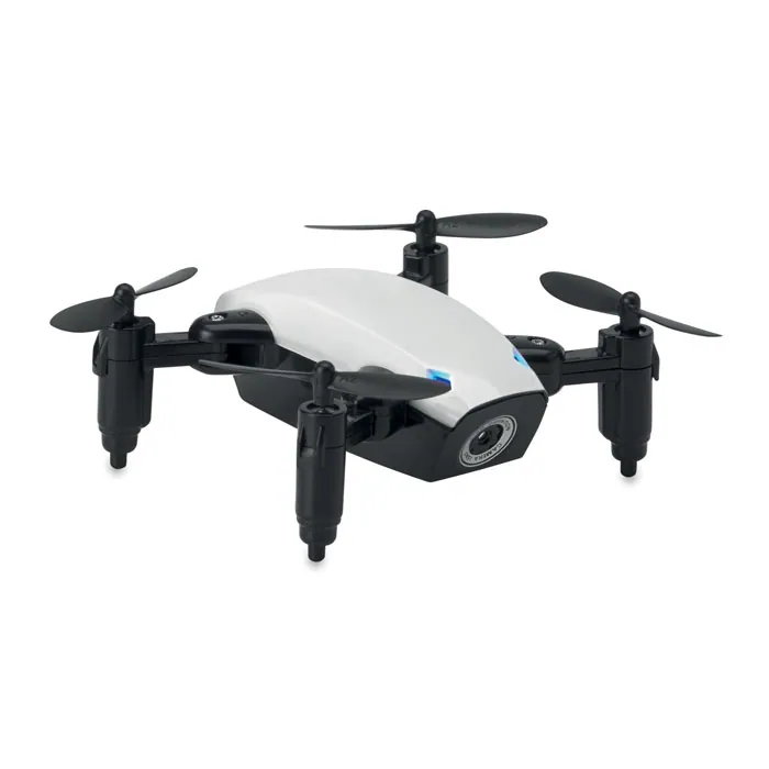 Dronă pliabilă WIFI DRONIE — culoarea Alb, față