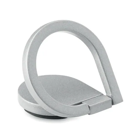Suport pentru telefon DROP RING — culoarea Argintiu, față