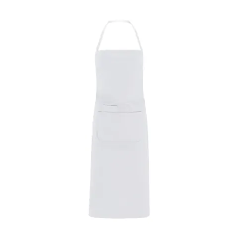 Șorț unisex Ducasse — culoarea Alb, imagine produs