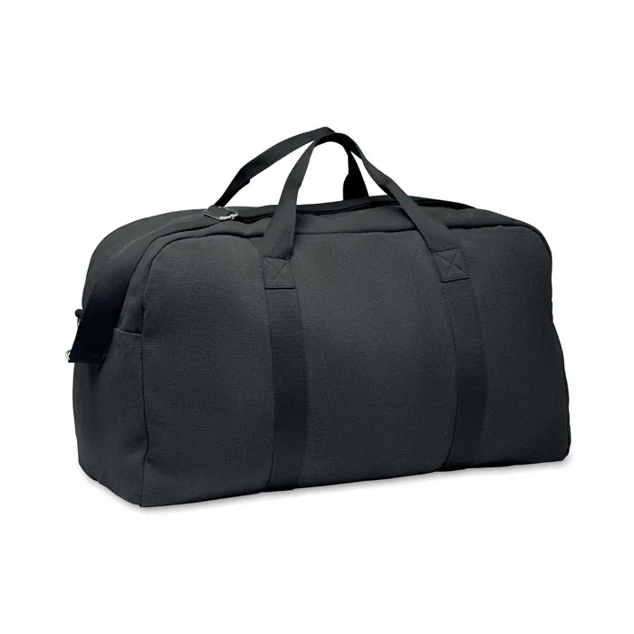 Geantă de weekend DUFFAS COLOUR — culoarea Negru, față