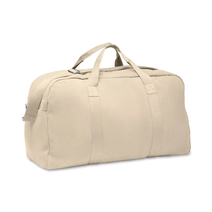 Geantă de weekend DUFFAS — culoarea Bej, față