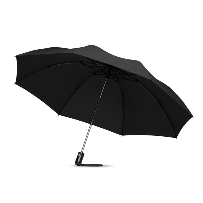 Umbrelă pliabilă DUNDEE FOLDABLE — culoarea Negru, față