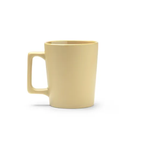 Cană ceramică Dunlok — culoarea Bej, imagine produs