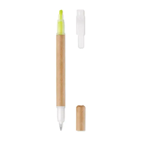 Instrument de scris DUO PAPER — culoarea Galben, față