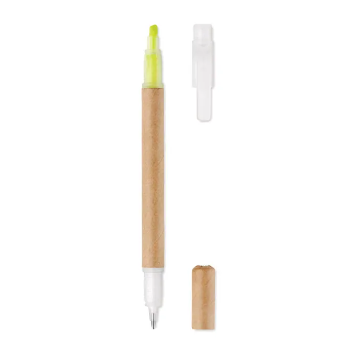 Instrument de scris DUO PAPER — culoarea Galben, față